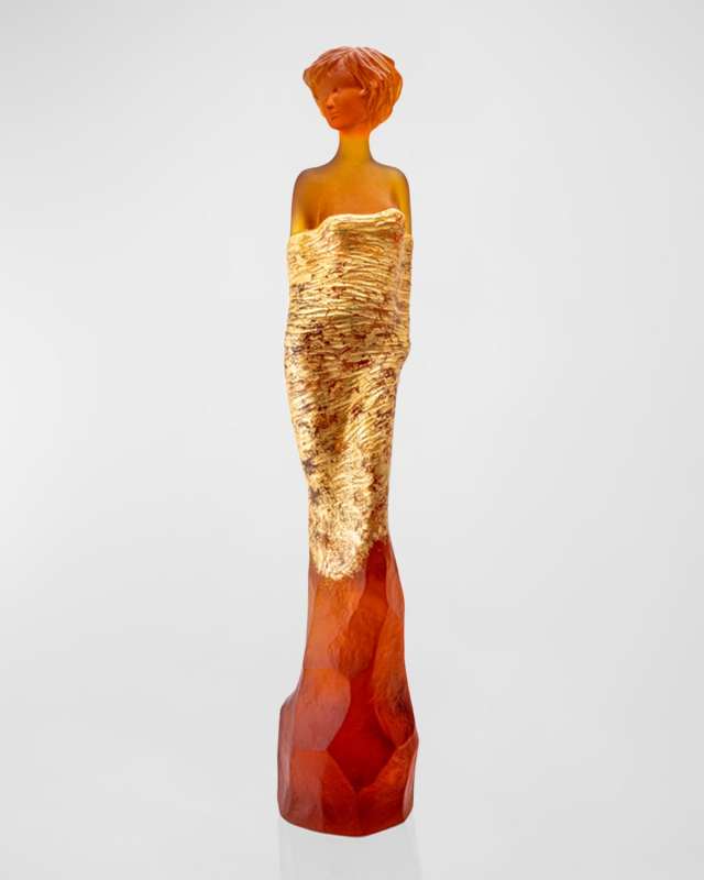 Galatea Amber & Gold Sculpture